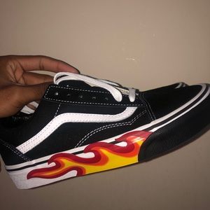Vans flames